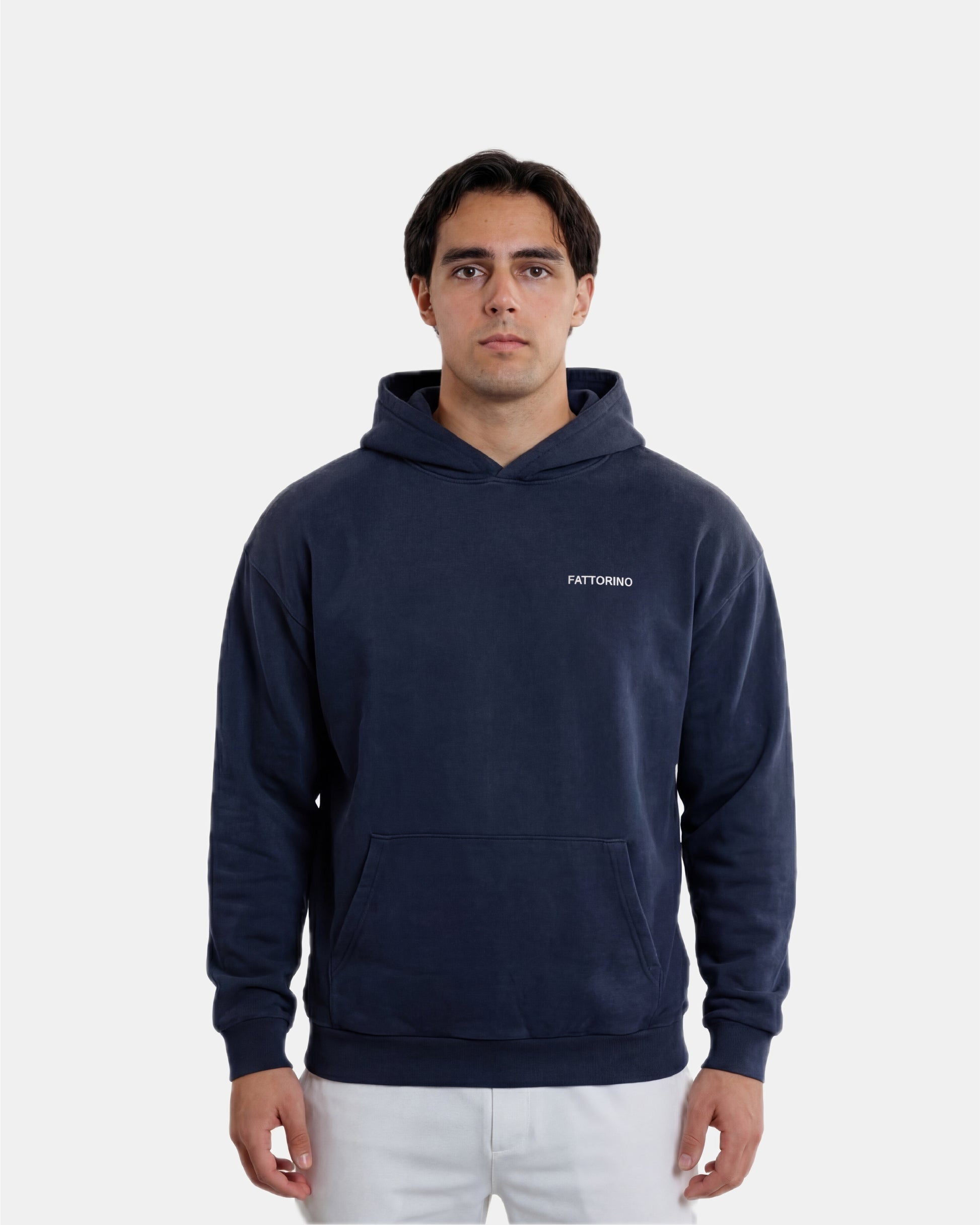 Navy Fattorino hoodie 