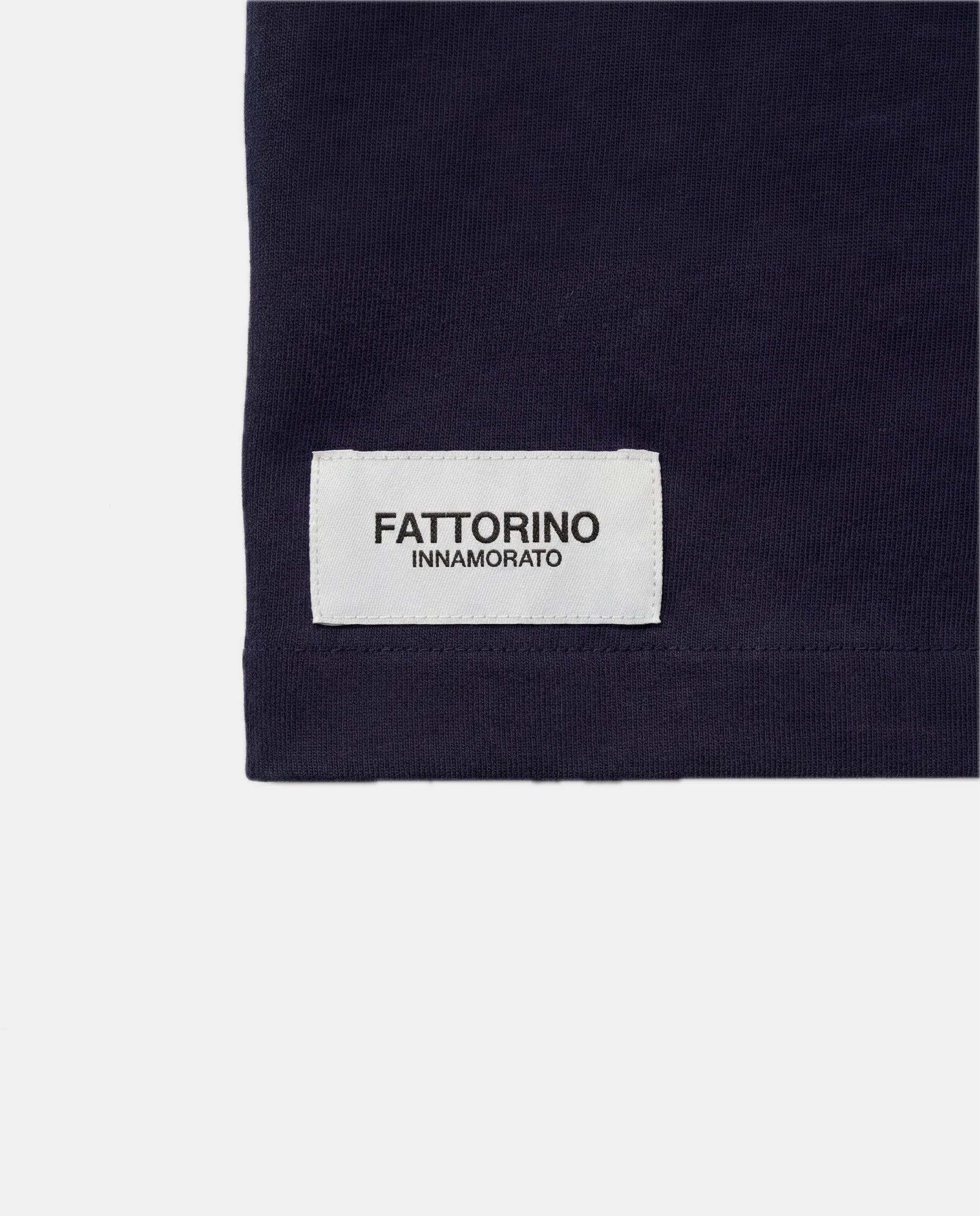 Fattorino Innamorato navy rugby sweater. Longsleeve rugby polo