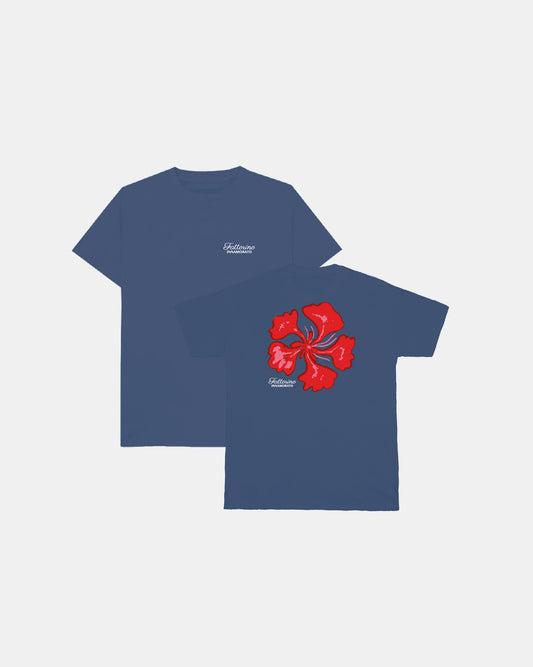 Blue flower tshirt fattorino innamorato 