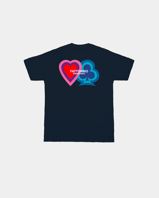 Fattorino Innamorao play navy tshirt 