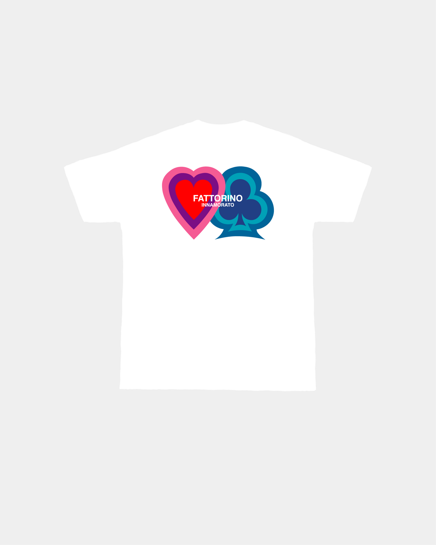 Fattorino Innamorato play white tshirts